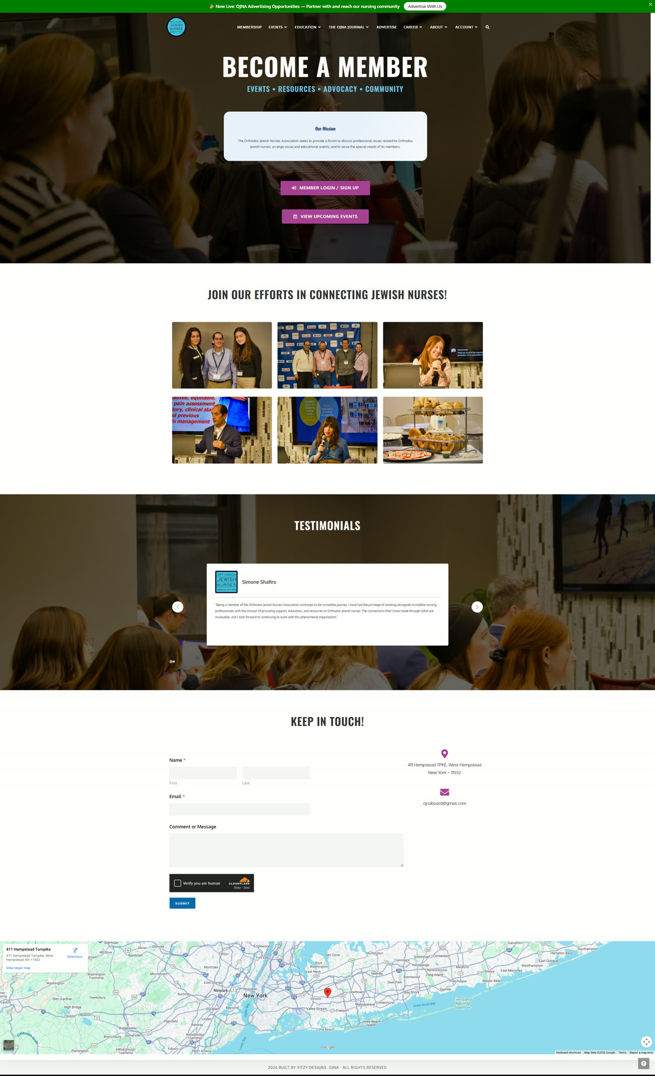 OJNA membership website